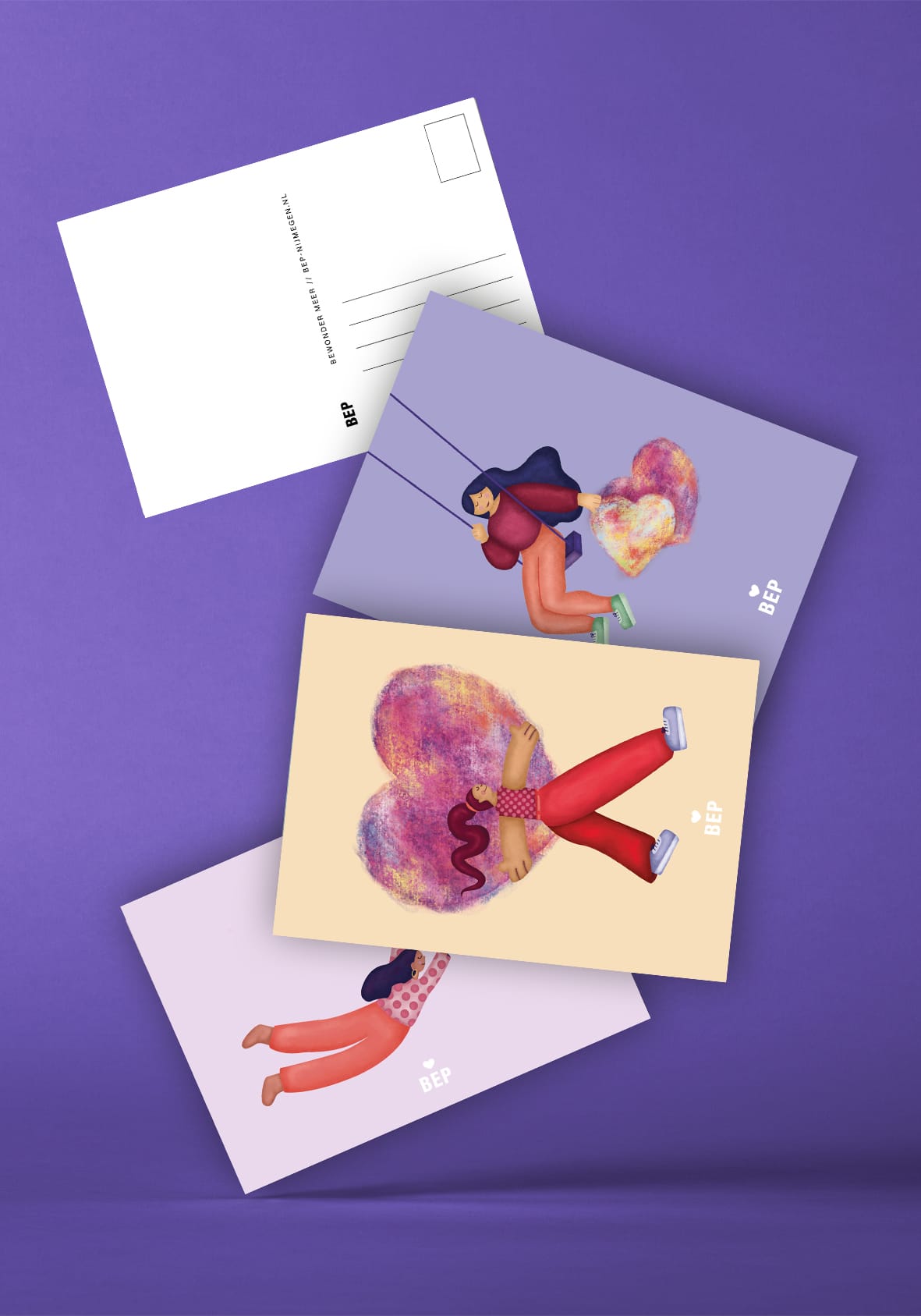 Ansichtkaarten-Nijmegen-liefde