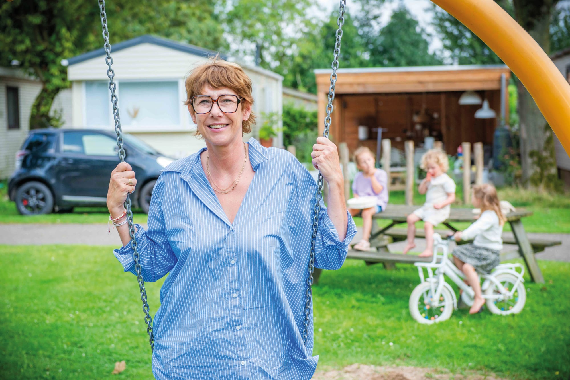 Gaan en staan waar je wilt op de camping om de hoek